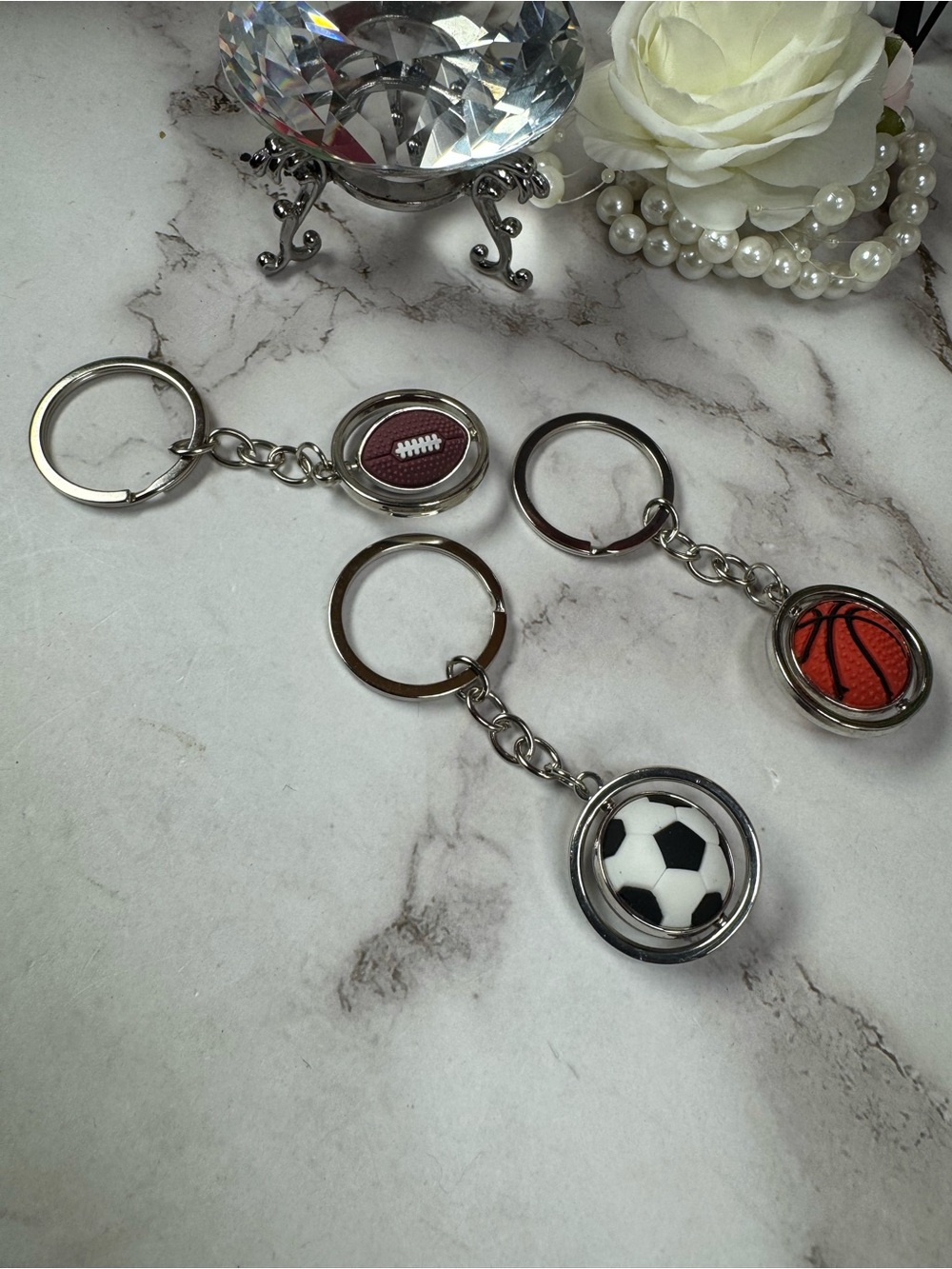 Sport ball keychains-price per keychain
